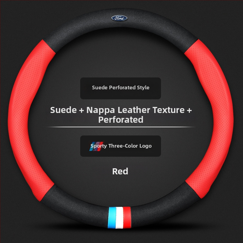 Grid Wave műbőr kormányvédő, sportos stílus, minden évszakra, általános szerelés