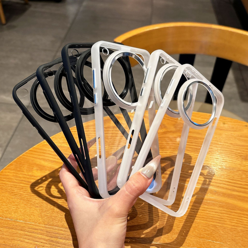 Θήκη κινητού για Oppo Find X8 Pro με μεταλλικό δαχτυλίδι φακού και διαφανή προστατευτική κάλυψη (TPU+PC, θερμής πρέσας, αντίσταση σε πτώσεις)