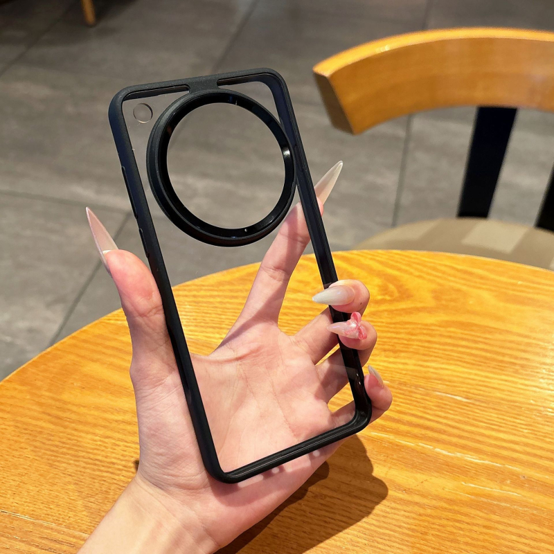 Θήκη κινητού για Oppo Find X8 Pro με μεταλλικό δαχτυλίδι φακού και διαφανή προστατευτική κάλυψη (TPU+PC, θερμής πρέσας, αντίσταση σε πτώσεις)