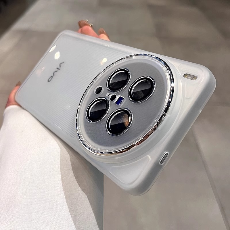 Prozirno TPU meko kućište za Vivo X300 s zaštitom leće – minimalističko, otporno na padove