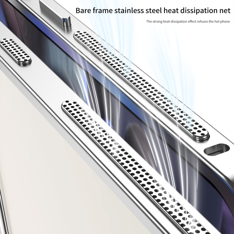 Pixel 9 Pro XL ochranný kryt na telefón s kovovým rámom a matným povrchom, odvádzanie tepla, protišmyková ochrana