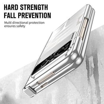 Θήκη προστασίας για το Google Pixel Fold με διαφανές ηλεκτροπλατιωμένο φινίρισμα και πλήρη κάλυψη; ανθεκτική στις πτώσεις, αντι-αποτυπώματα, αντίσταση στη φθορά, διάχυση θερμότητας