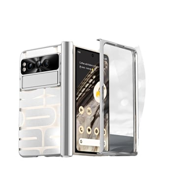 Θήκη προστασίας για το Google Pixel Fold με διαφανές ηλεκτροπλατιωμένο φινίρισμα και πλήρη κάλυψη; ανθεκτική στις πτώσεις, αντι-αποτυπώματα, αντίσταση στη φθορά, διάχυση θερμότητας
