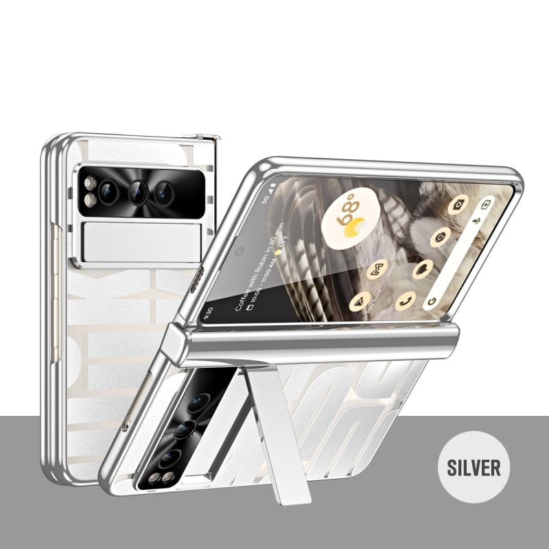 Θήκη προστασίας για το Google Pixel Fold με διαφανές ηλεκτροπλατιωμένο φινίρισμα και πλήρη κάλυψη; ανθεκτική στις πτώσεις, αντι-αποτυπώματα, αντίσταση στη φθορά, διάχυση θερμότητας