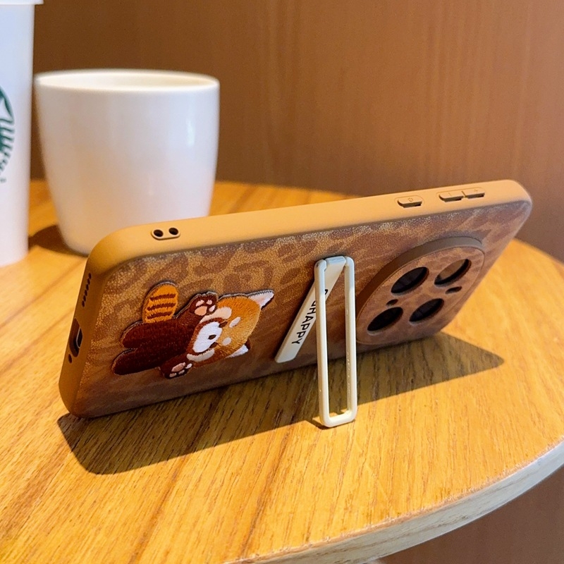 Калъф за Honor Magic7 Pro със стойка, леопардов принт от изкуствена кожа, анти изпускане, персонализируем