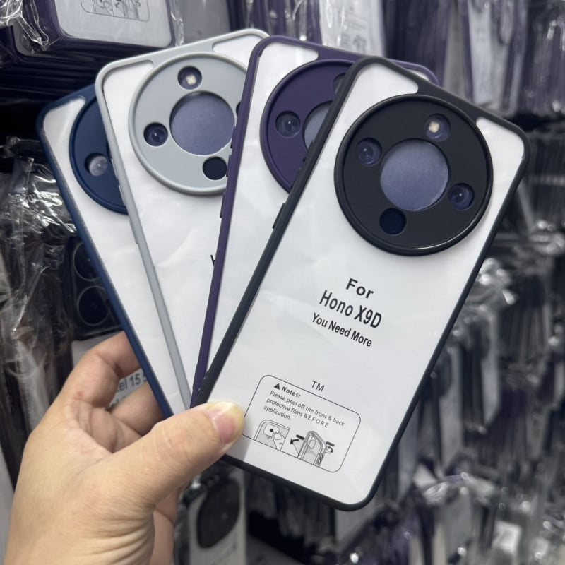 Carcasă pentru HONOR X9D/X9C, transparent minimalist, finisaj sablat, material PC+TPU, aer interior în patru colțuri, protecție împotriva uzurii și căderilor, anti-amprente