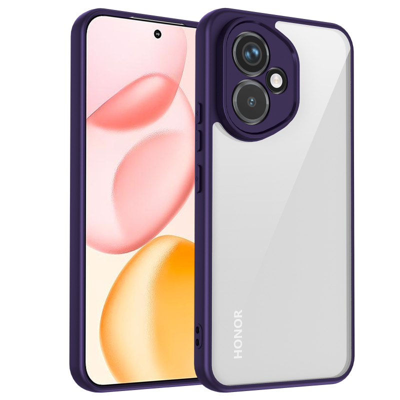 Carcasă pentru HONOR X9D/X9C, transparent minimalist, finisaj sablat, material PC+TPU, aer interior în patru colțuri, protecție împotriva uzurii și căderilor, anti-amprente
