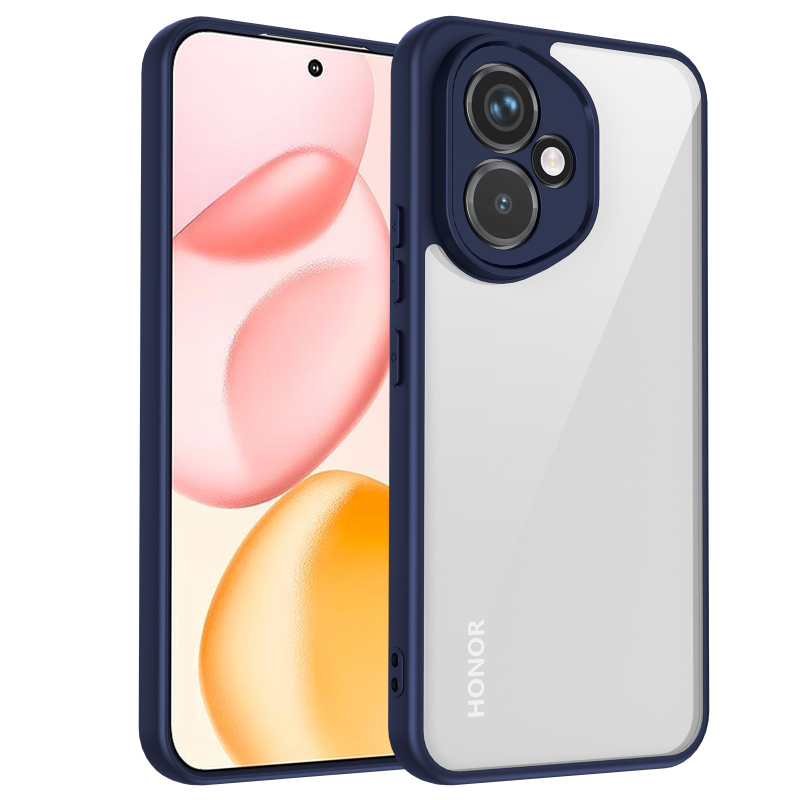 Carcasă pentru HONOR X9D/X9C, transparent minimalist, finisaj sablat, material PC+TPU, aer interior în patru colțuri, protecție împotriva uzurii și căderilor, anti-amprente