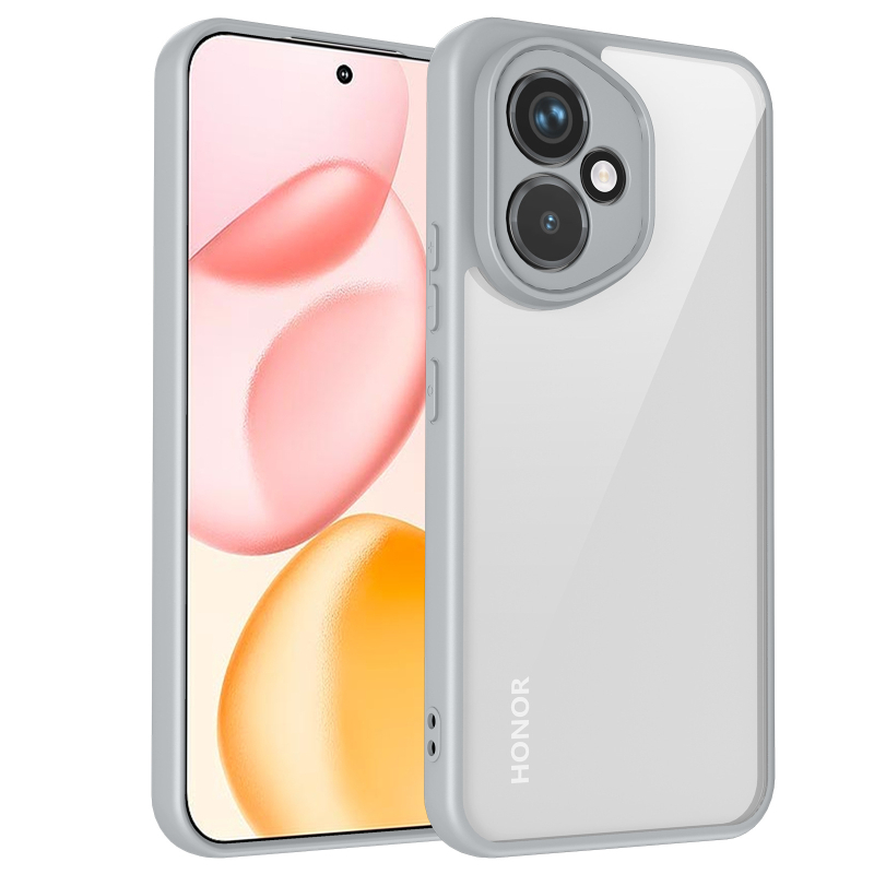 Carcasă pentru HONOR X9D/X9C, transparent minimalist, finisaj sablat, material PC+TPU, aer interior în patru colțuri, protecție împotriva uzurii și căderilor, anti-amprente