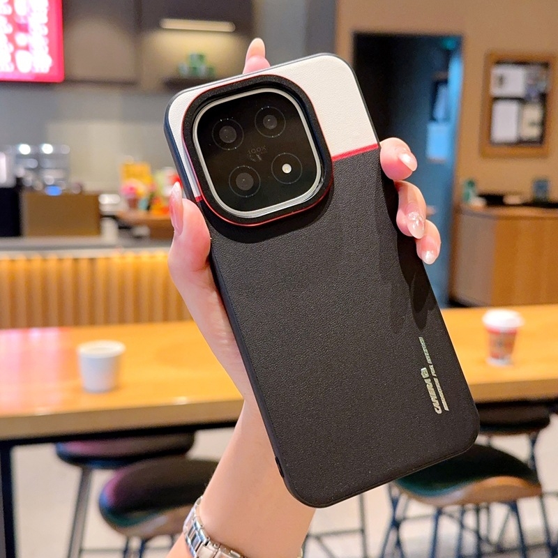 Pinsheng husă de protecție pentru iQOO 15 – husă din piele artificială, stil minimalist, protecție anti-cădere