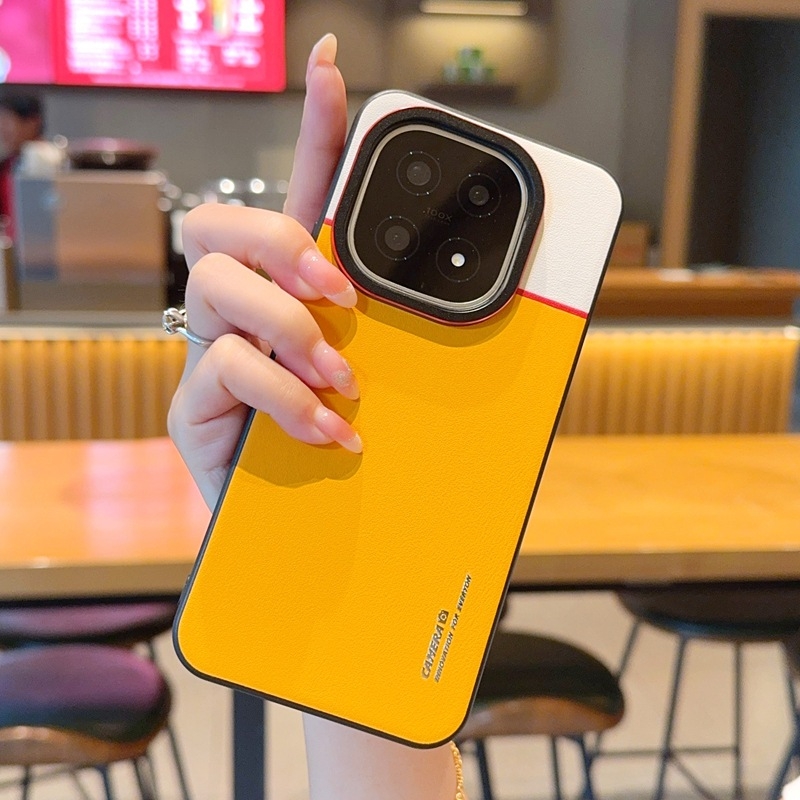 Pinsheng husă de protecție pentru iQOO 15 – husă din piele artificială, stil minimalist, protecție anti-cădere