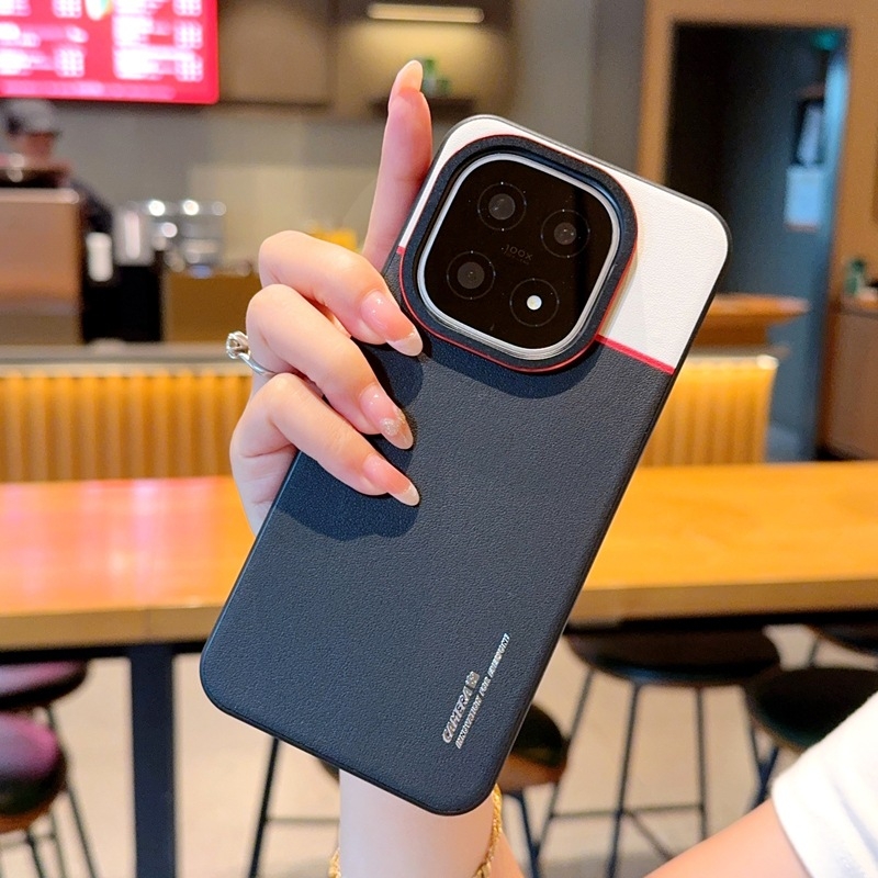 Pinsheng husă de protecție pentru iQOO 15 – husă din piele artificială, stil minimalist, protecție anti-cădere