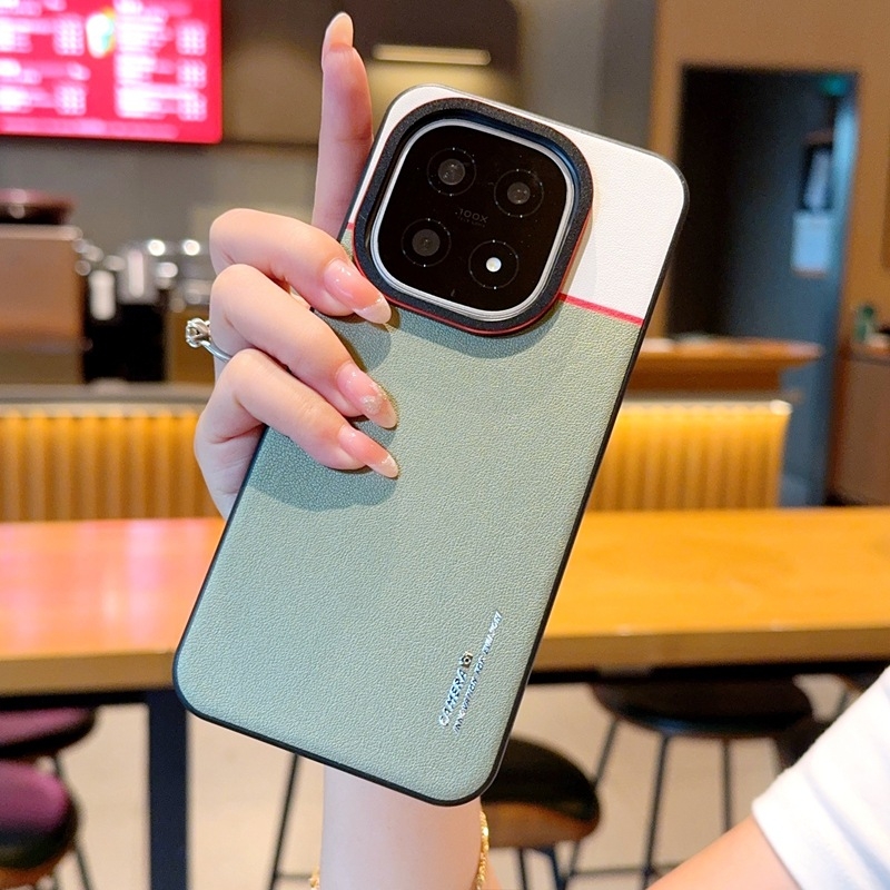 Pinsheng husă de protecție pentru iQOO 15 – husă din piele artificială, stil minimalist, protecție anti-cădere