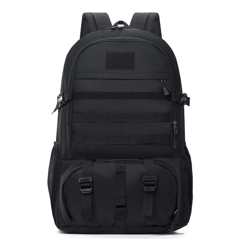 Rucsac camuflat pentru outdoor și drumeții, capacitate 36–55L, material Oxford, model geometric, curele cu pernă de aer pentru reducerea încărcării