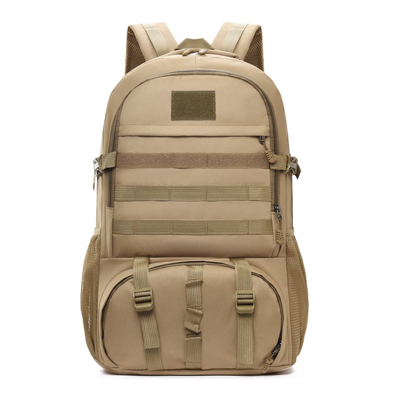 Rucsac camuflat pentru outdoor și drumeții, capacitate 36–55L, material Oxford, model geometric, curele cu pernă de aer pentru reducerea încărcării