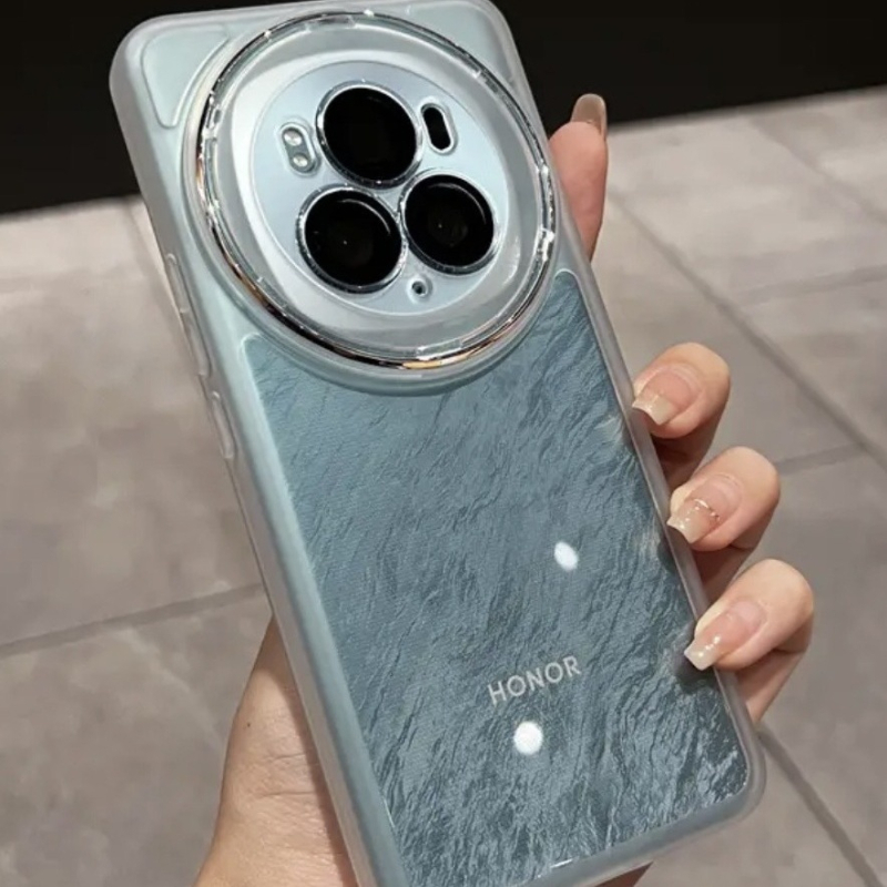 Tālruņa vāciņš priekš Honor Magic6 Pro ar iebūvētu objektīva aizsardzību, TPU mīkstais korpuss, pilns pārklājums, kritienu izturīgs