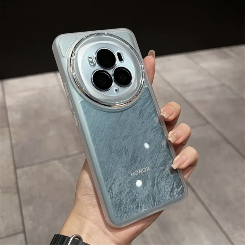 Tālruņa vāciņš priekš Honor Magic6 Pro ar iebūvētu objektīva aizsardzību, TPU mīkstais korpuss, pilns pārklājums, kritienu izturīgs