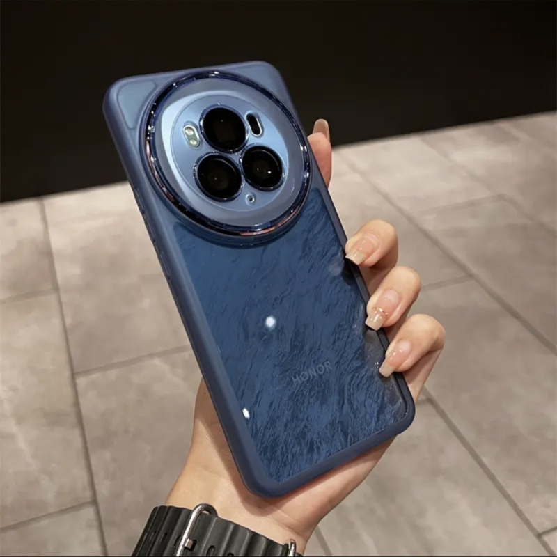 Tālruņa vāciņš priekš Honor Magic6 Pro ar iebūvētu objektīva aizsardzību, TPU mīkstais korpuss, pilns pārklājums, kritienu izturīgs