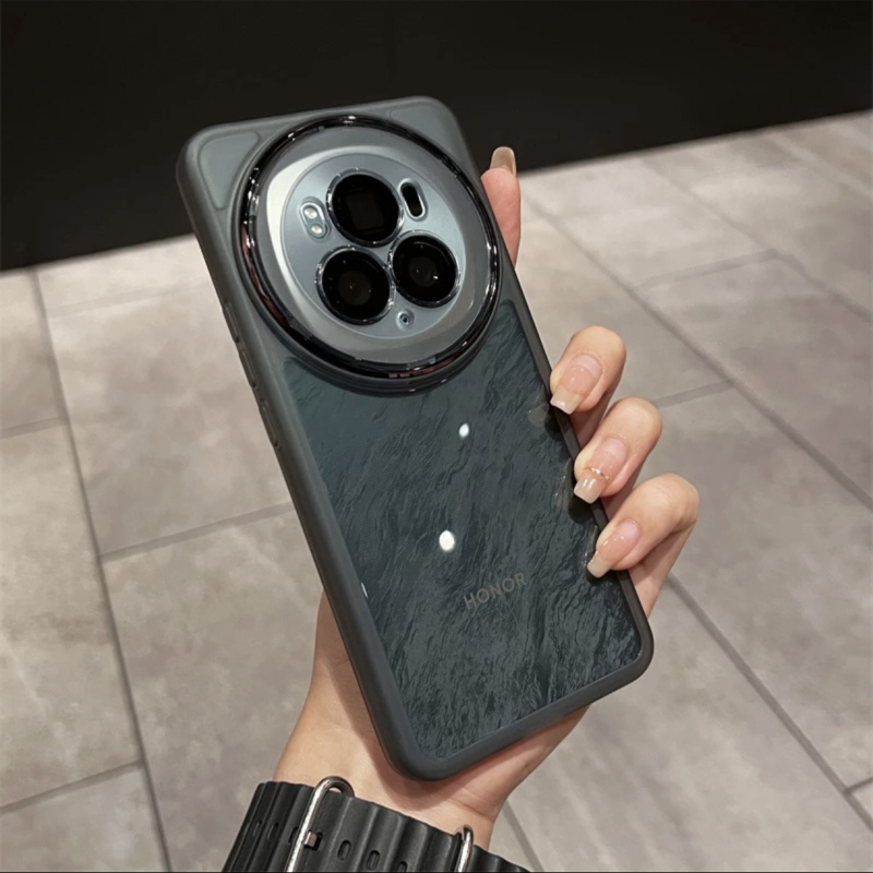 Tālruņa vāciņš priekš Honor Magic6 Pro ar iebūvētu objektīva aizsardzību, TPU mīkstais korpuss, pilns pārklājums, kritienu izturīgs