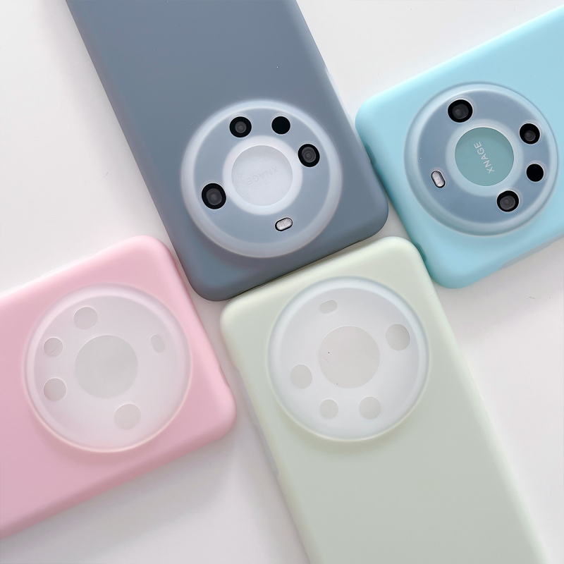 Kryt Huawei Mate60 Pro z tekutého silikónu, plná ochrana — matný povrch, odolný voči nárazom, proti pádu, proti otlačkom prstov