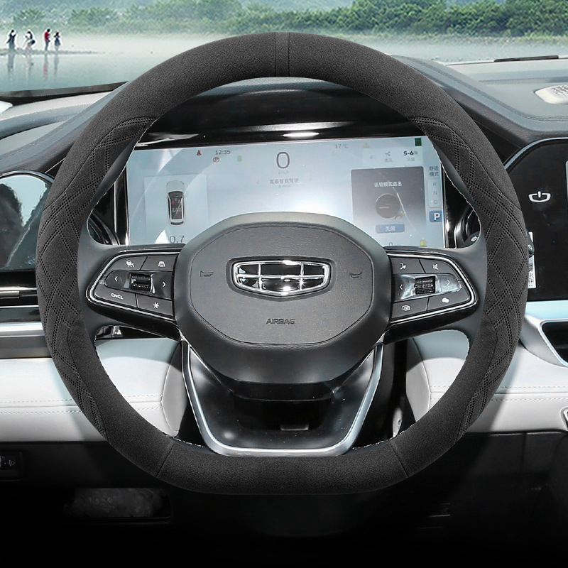 Husă de volan din catifea, stil sport, universal pentru toate anotimpurile, proiectat special pentru autoturisme