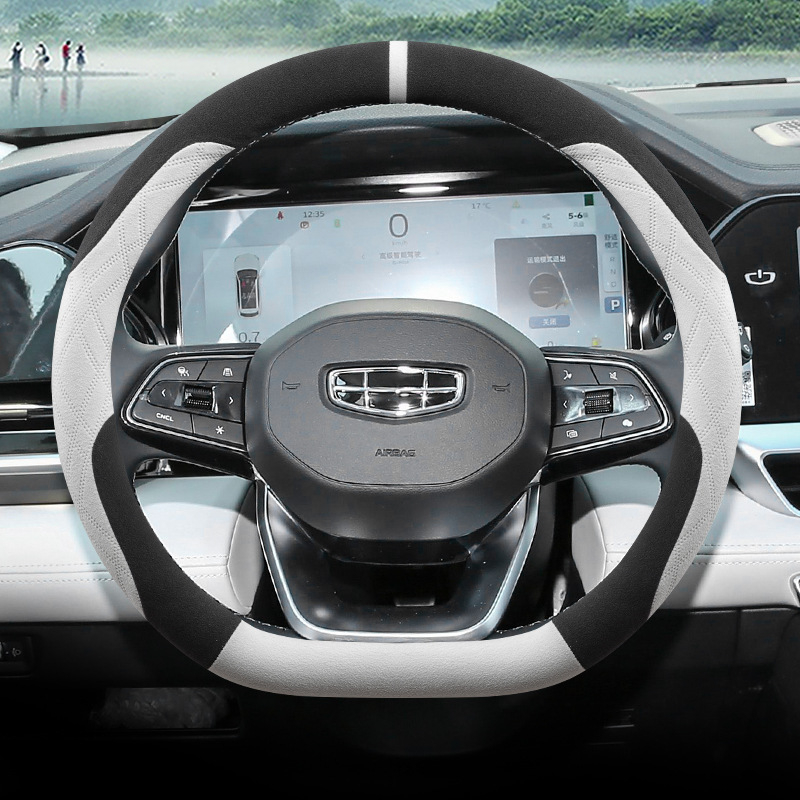 Husă de volan din catifea, stil sport, universal pentru toate anotimpurile, proiectat special pentru autoturisme