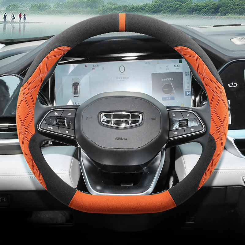 Husă de volan din catifea, stil sport, universal pentru toate anotimpurile, proiectat special pentru autoturisme