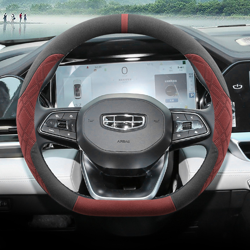 Husă de volan din catifea, stil sport, universal pentru toate anotimpurile, proiectat special pentru autoturisme