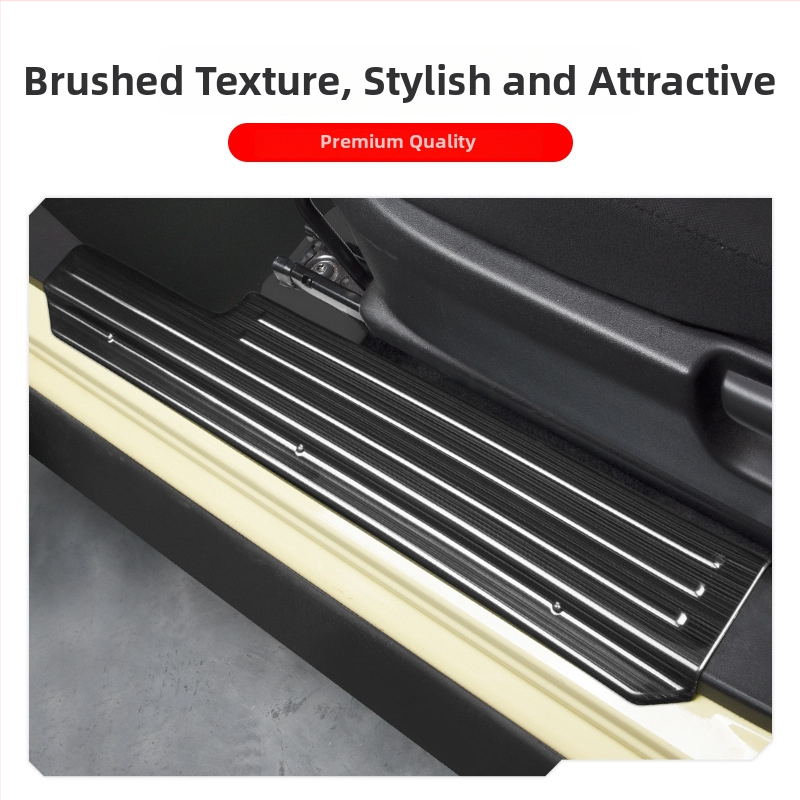 Nerezová oceľová prahová lišta pre Suzuki Jimny JB74/JC74 (19–25), automat, dekoratívny doplnok Imperial Master