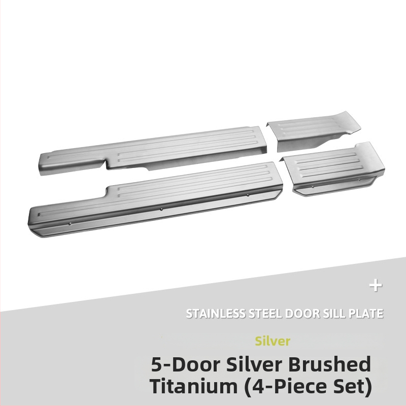 Nerezová oceľová prahová lišta pre Suzuki Jimny JB74/JC74 (19–25), automat, dekoratívny doplnok Imperial Master