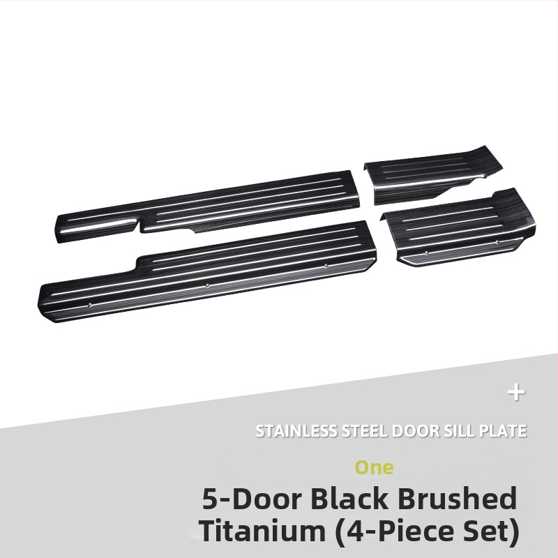 Nerezová oceľová prahová lišta pre Suzuki Jimny JB74/JC74 (19–25), automat, dekoratívny doplnok Imperial Master