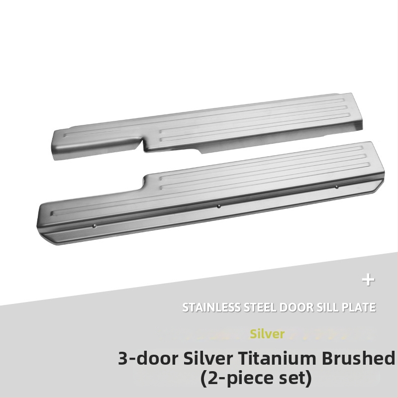 Nerezová oceľová prahová lišta pre Suzuki Jimny JB74/JC74 (19–25), automat, dekoratívny doplnok Imperial Master