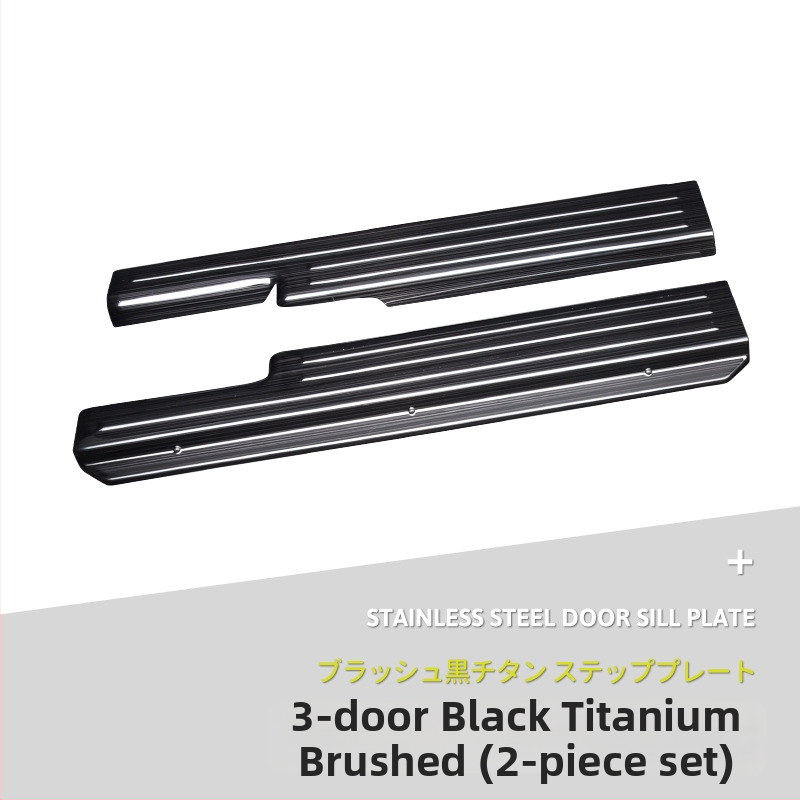 Nerezová oceľová prahová lišta pre Suzuki Jimny JB74/JC74 (19–25), automat, dekoratívny doplnok Imperial Master