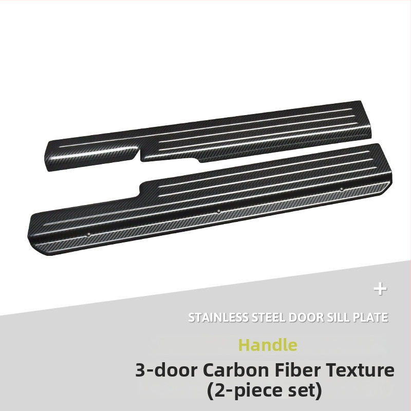 Nerezová oceľová prahová lišta pre Suzuki Jimny JB74/JC74 (19–25), automat, dekoratívny doplnok Imperial Master