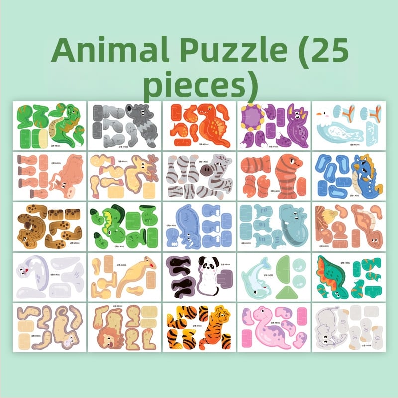 3D пъзел с насекоми за деца - хартиен DIY образователна играчка за възраст 4-6 години