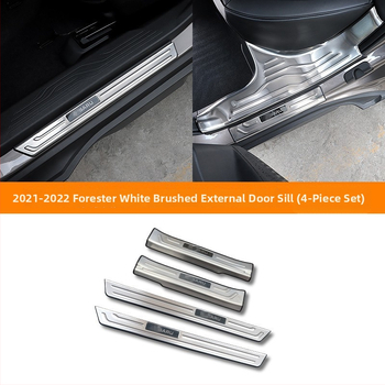 Pedala de protecție a pragurilor din oțel inoxidabil pentru Outback 21-22 – praguri interioare și exterioare, accesoriu pedala de întâmpinare