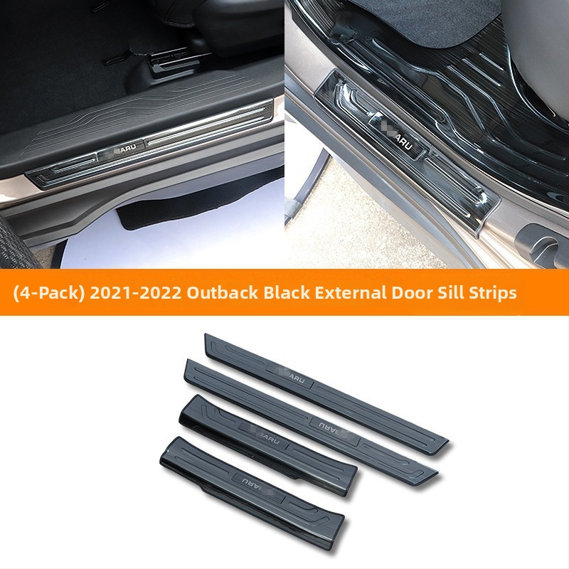 Pedala de protecție a pragurilor din oțel inoxidabil pentru Outback 21-22 – praguri interioare și exterioare, accesoriu pedala de întâmpinare