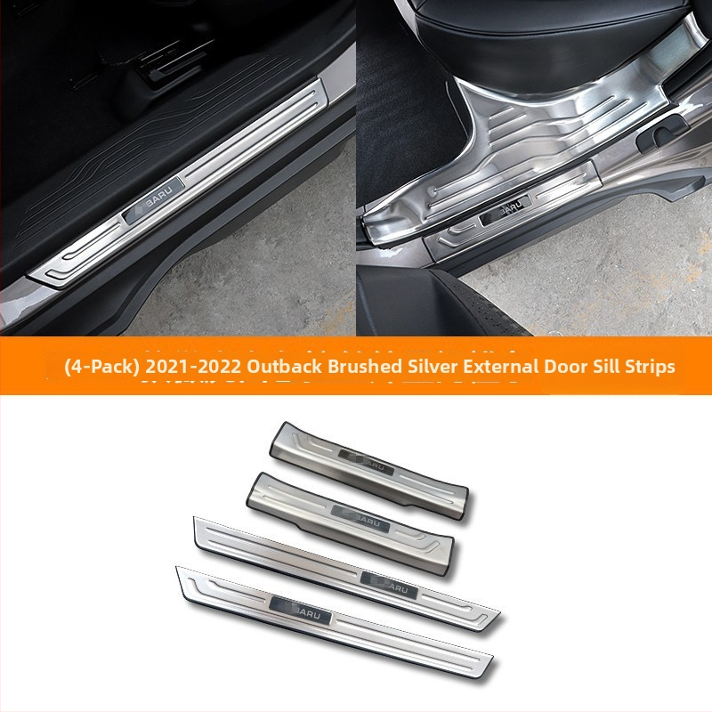 Pedala de protecție a pragurilor din oțel inoxidabil pentru Outback 21-22 – praguri interioare și exterioare, accesoriu pedala de întâmpinare