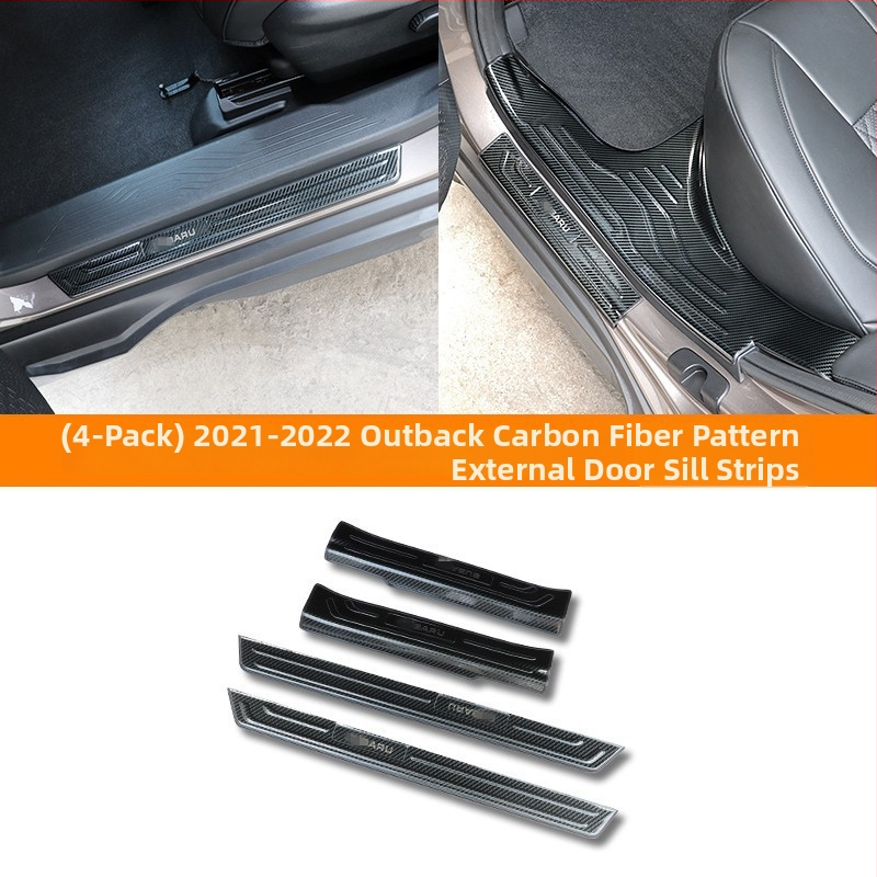 Pedala de protecție a pragurilor din oțel inoxidabil pentru Outback 21-22 – praguri interioare și exterioare, accesoriu pedala de întâmpinare