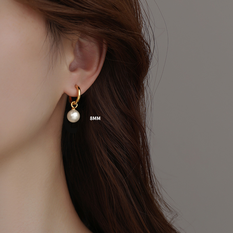 Lyell Geometriai fülbevalók, S999 ezüst tüske, 18K aranyozott sárgarézből készült, nyár 2025 kiadás, könnyű luxus divat ékszer