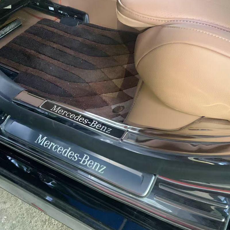 Прагова защита от неръждаема стомана и задна защитна плоча за багажника за Mercedes-Benz E-Class (23-25) – Jintong