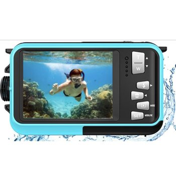 Veealune 4K kaamera 64MP automaatse teravusega ja topelt-selfieekraaniga