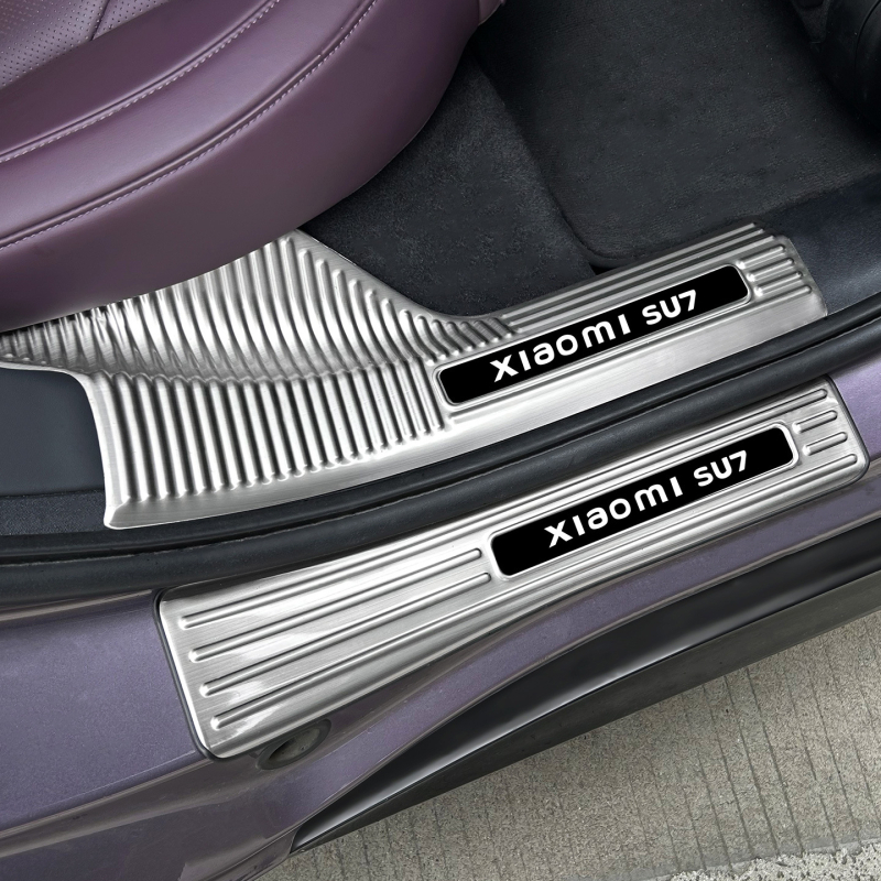 Coolness Праг за Xiaomi Su7 от неръждаема стомана – AB колона, антиударна пластина