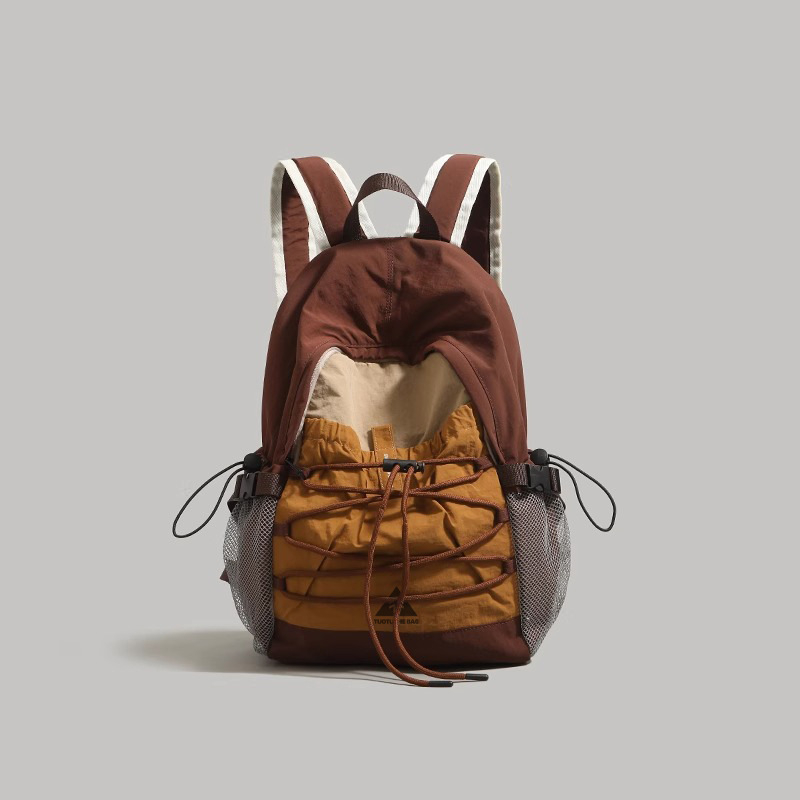 Hátizsák, minimalist Nylon, ifjúsági kampusztílus, cipzáras zárás, 2025 tavasz