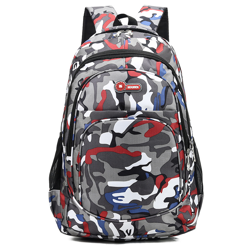 Unisex ruksak za putovanje od najlona 36-55 L, pretinac za 14-inčni laptop, prozračan, zakrivljeni naramenici