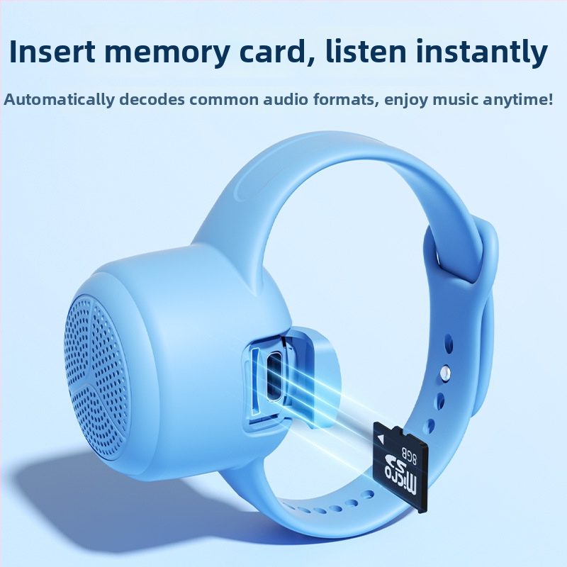 IPX6 vodootporan Bluetooth mini zvučnik s TF karticom, prijenosan za vanjsku upotrebu, snažan zvuk, dugotrajna baterija
