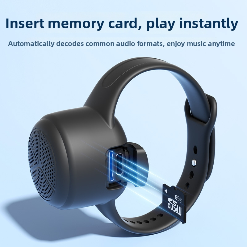 IPX6 vodootporan Bluetooth mini zvučnik s TF karticom, prijenosan za vanjsku upotrebu, snažan zvuk, dugotrajna baterija