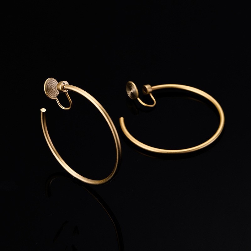 Klipne naušnice bez probijanja – okretna spirala komarca, geometrijski dizajn, vintage stil, Xiaojun Jewelry