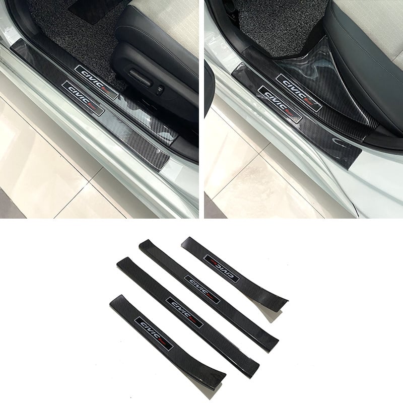 Прагова лента и декоративна лайсна за Honda Civic 11‑то поколение (2022) — пластмасова, First Domain, съвместимо с багажник и задния капак