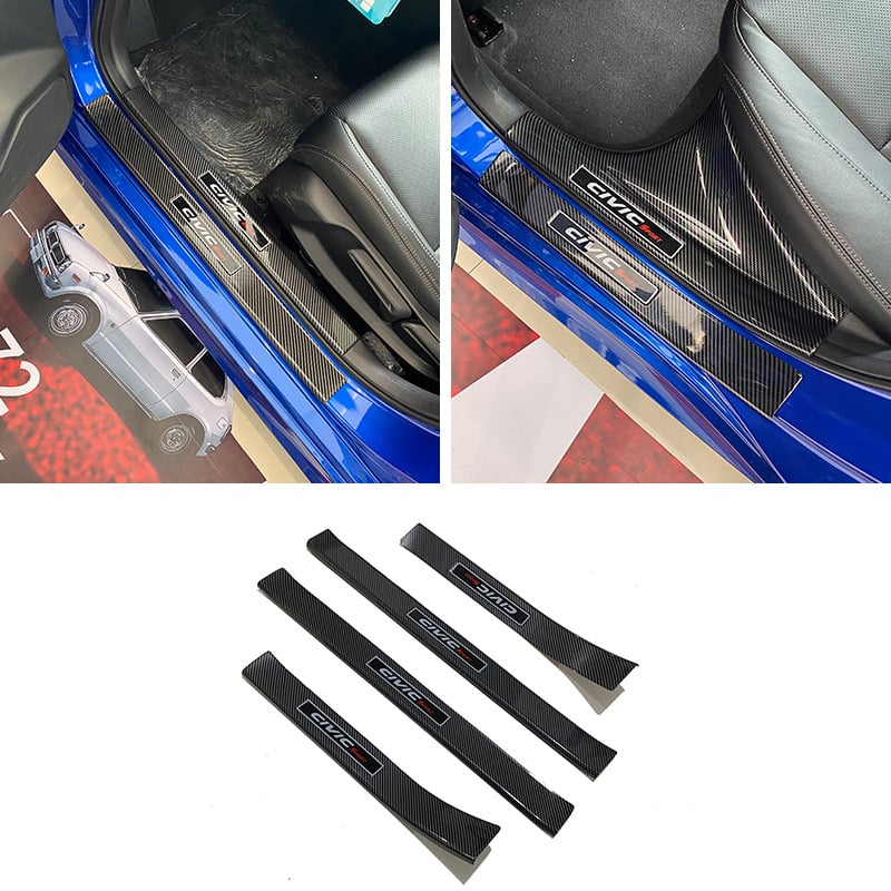 Прагова лента и декоративна лайсна за Honda Civic 11‑то поколение (2022) — пластмасова, First Domain, съвместимо с багажник и задния капак